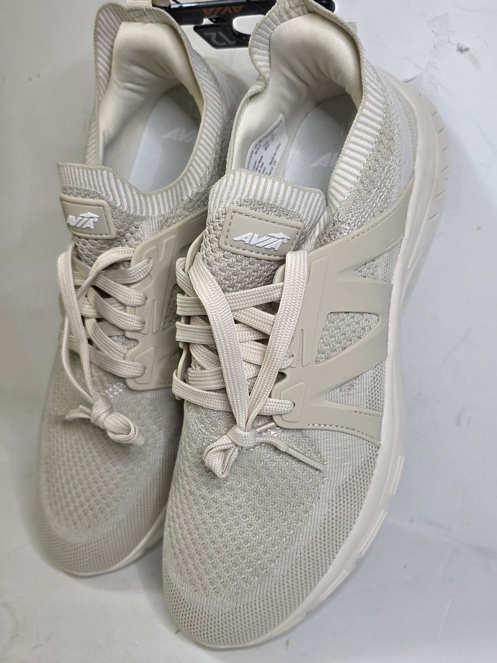 AVIA QuickFlash Mens 12  Active Shoes In Cream